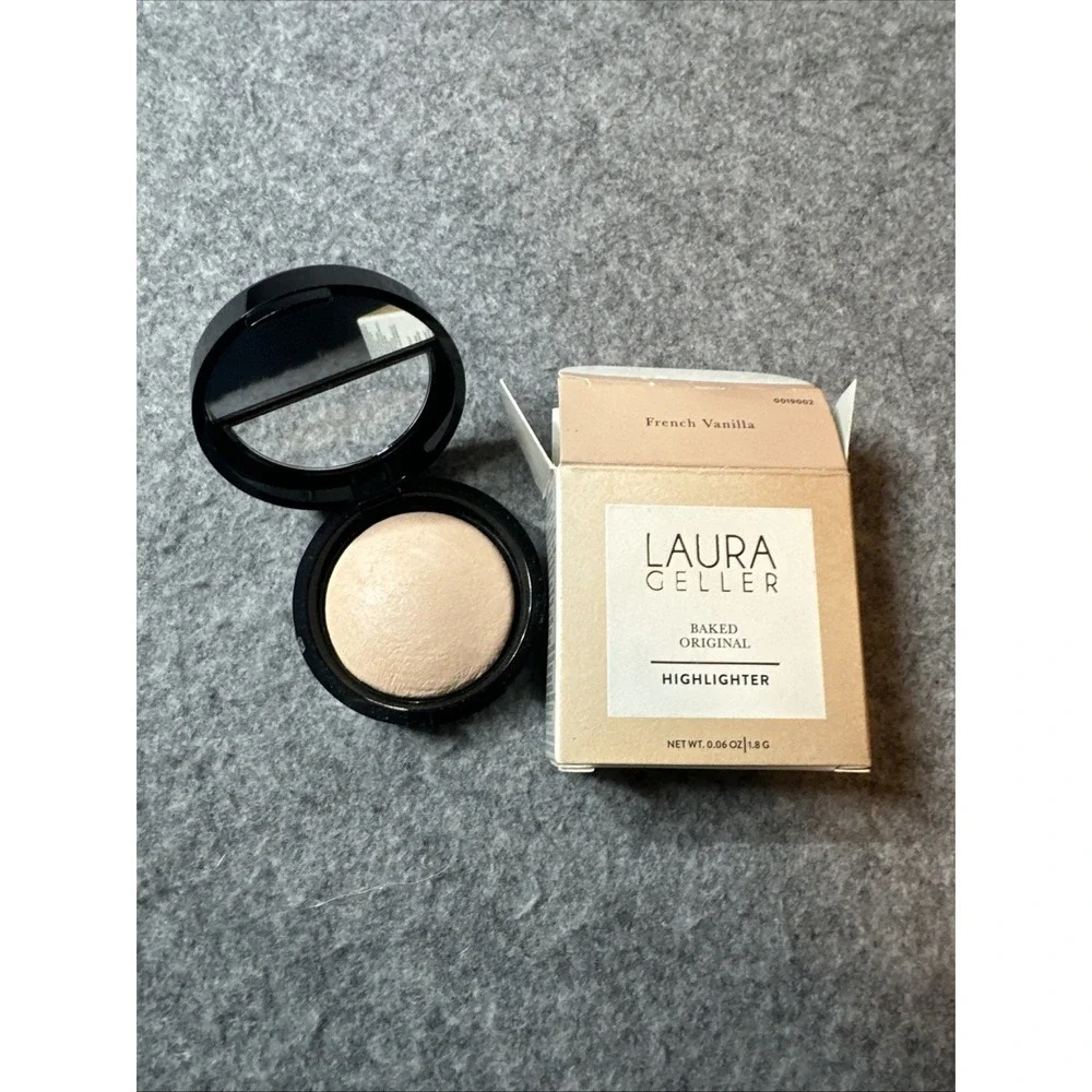 Laura Geller Baked Highlighter Natural Glow FRENCH VANILLA 0019002B 0.06oz